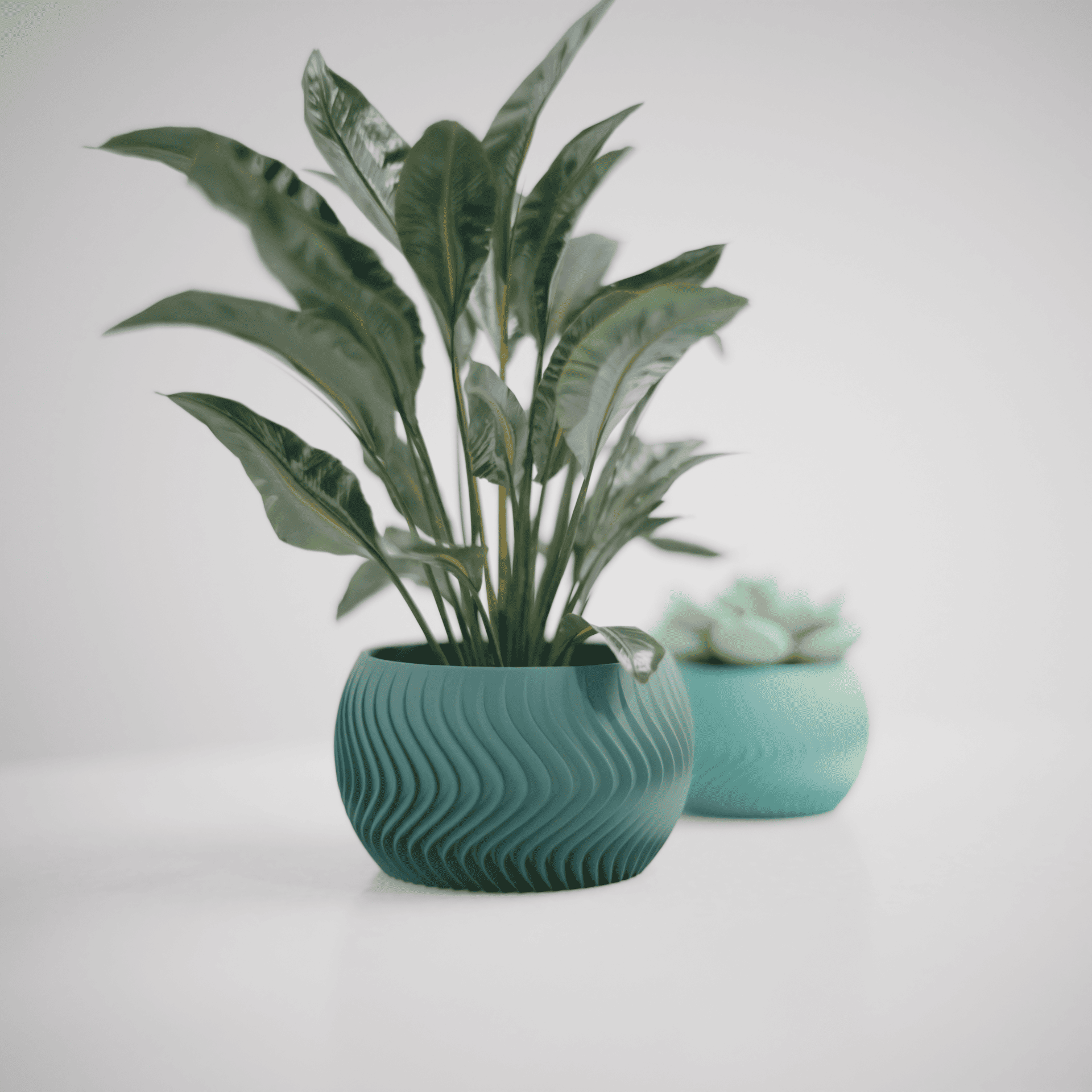 Wave Sphere Planter