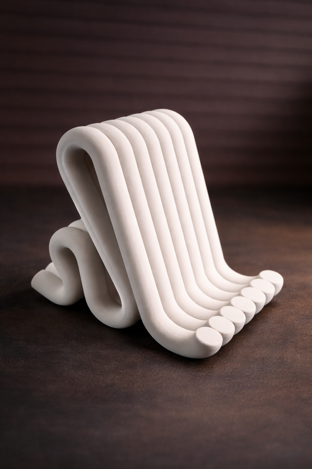 Modern Phone Stand: Minimalist Desk & Nightstand Smartphone Holder