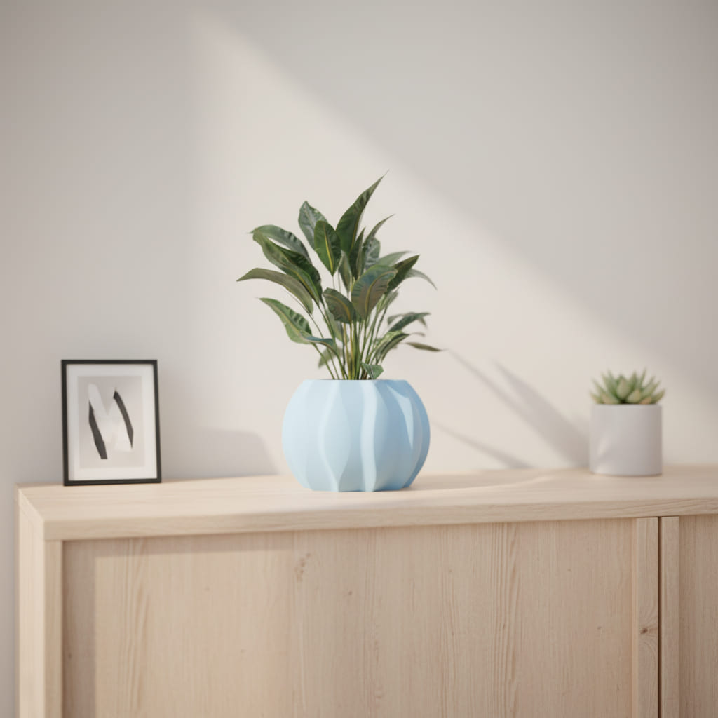 Modern Wave Planter