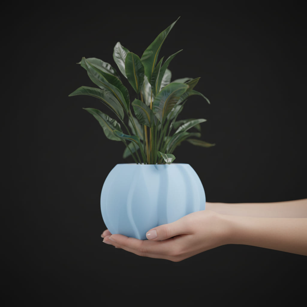 Modern Wave Planter