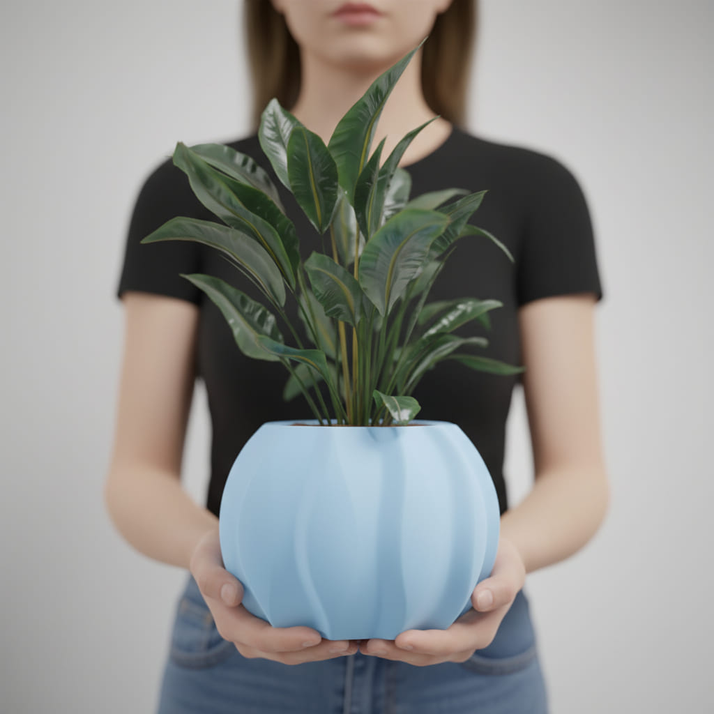 Modern Wave Planter