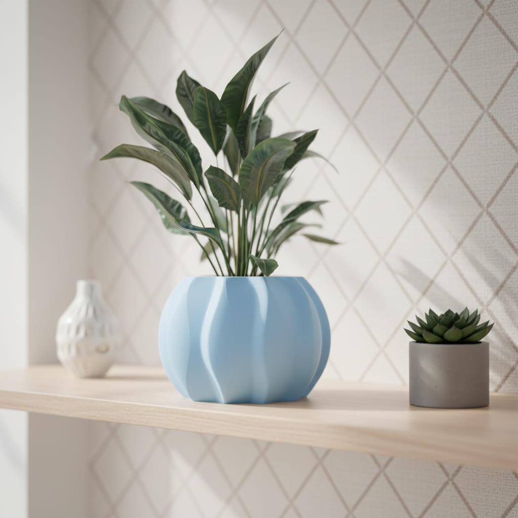 Modern Wave Planter