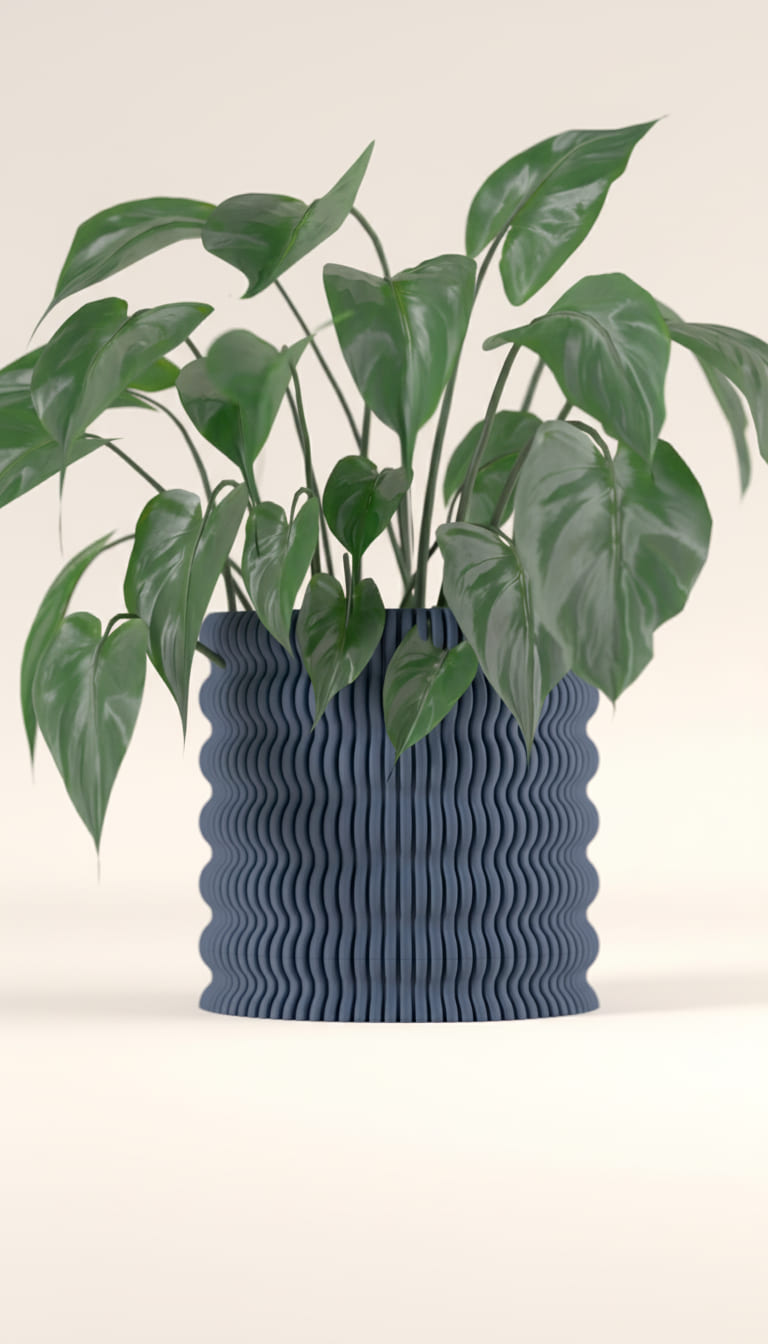 Ribbed Planter Wobble