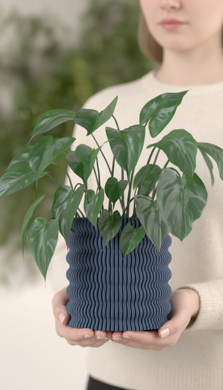 Ribbed Planter Wobble
