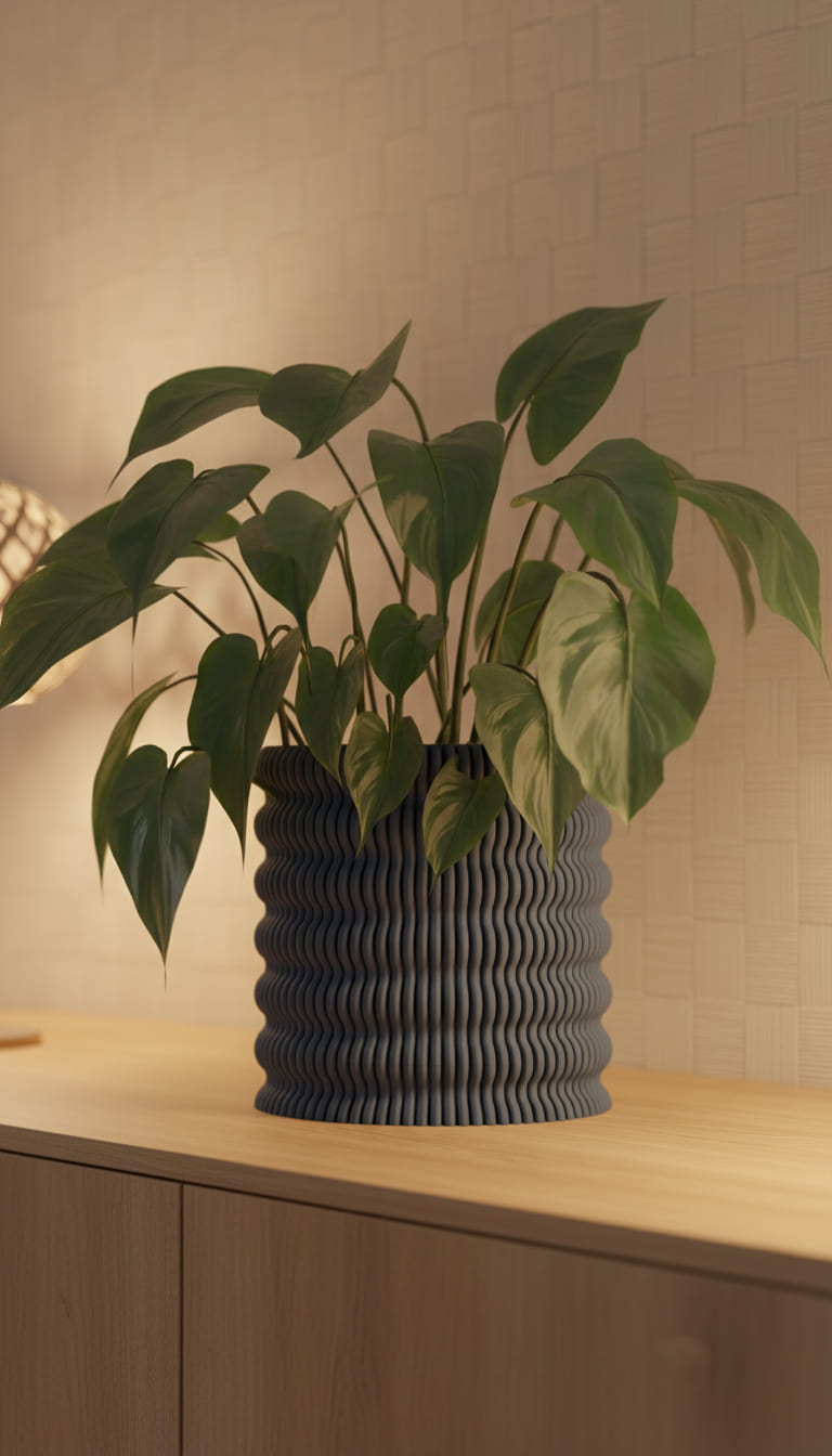 Ribbed Planter Wobble