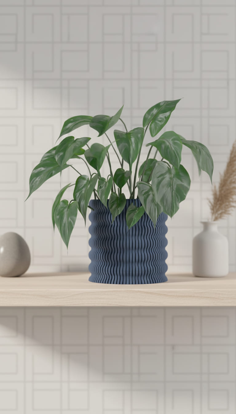 Ribbed Planter Wobble