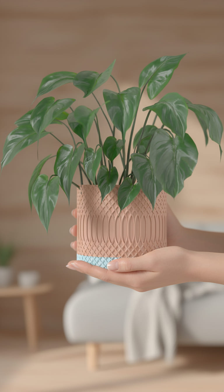 Two Parter Pattern Planter