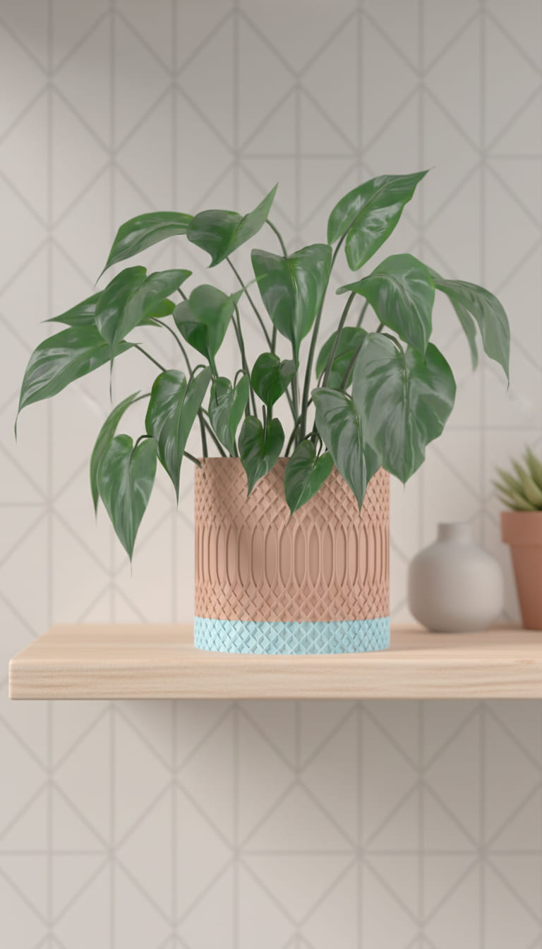 Two Parter Pattern Planter