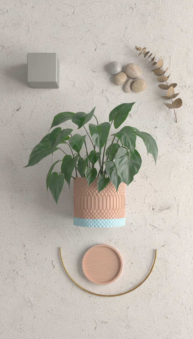 Two Parter Pattern Planter