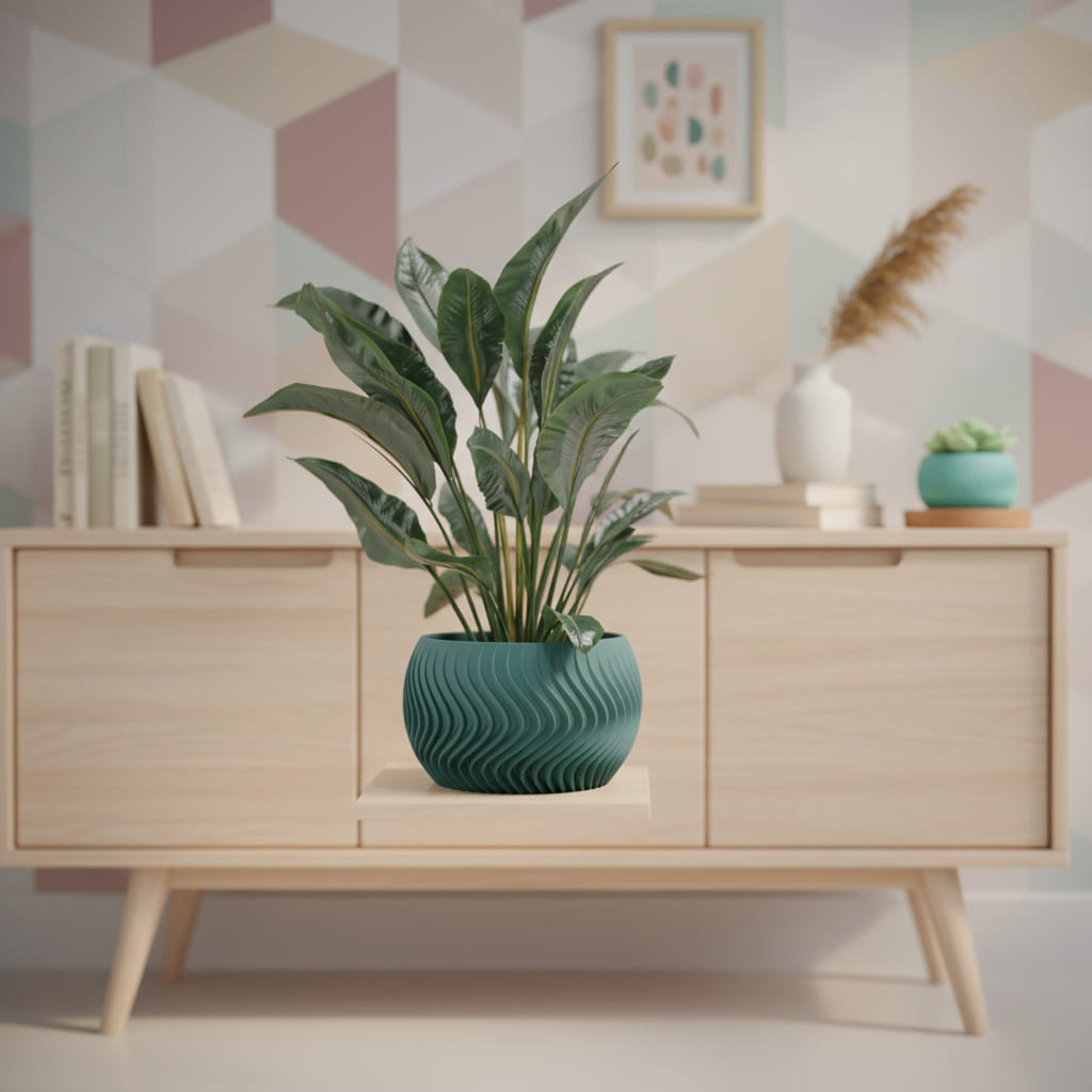 Wave Sphere Planter