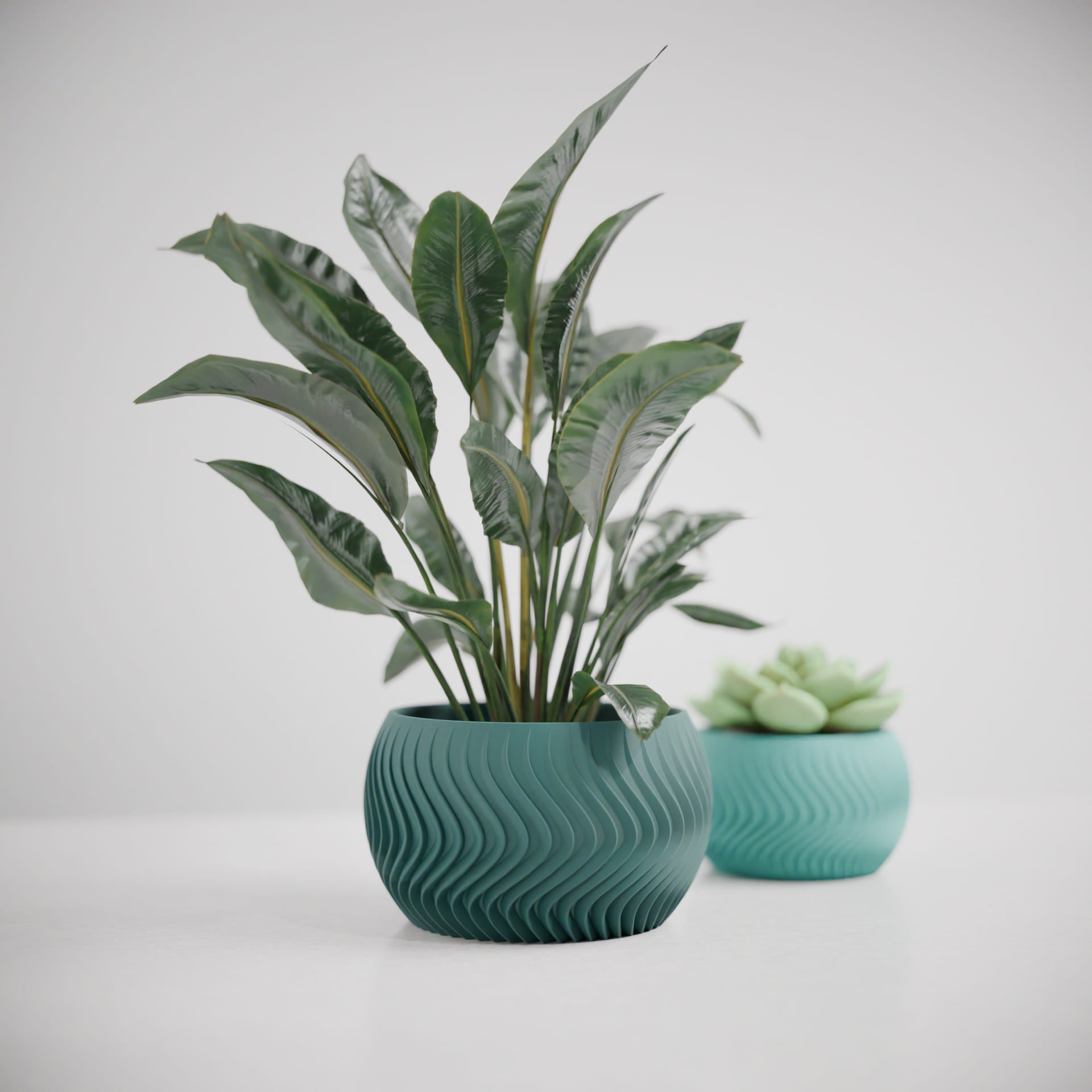 Wave Sphere Planter