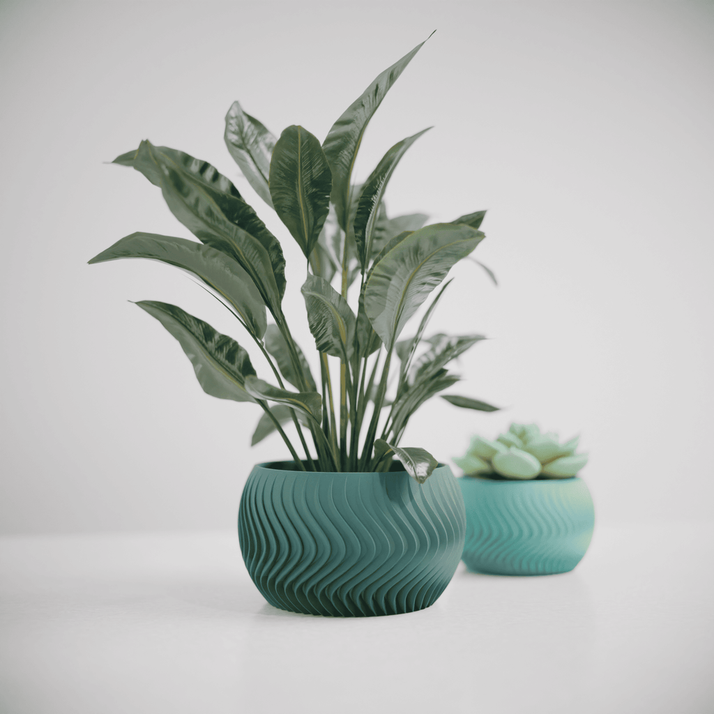 Wave Sphere Planter