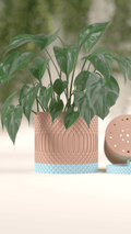 Two Parter Pattern Planter