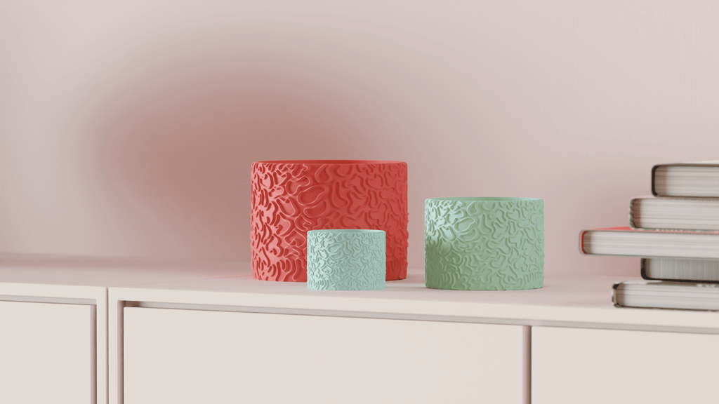 Coral Pattern Planters