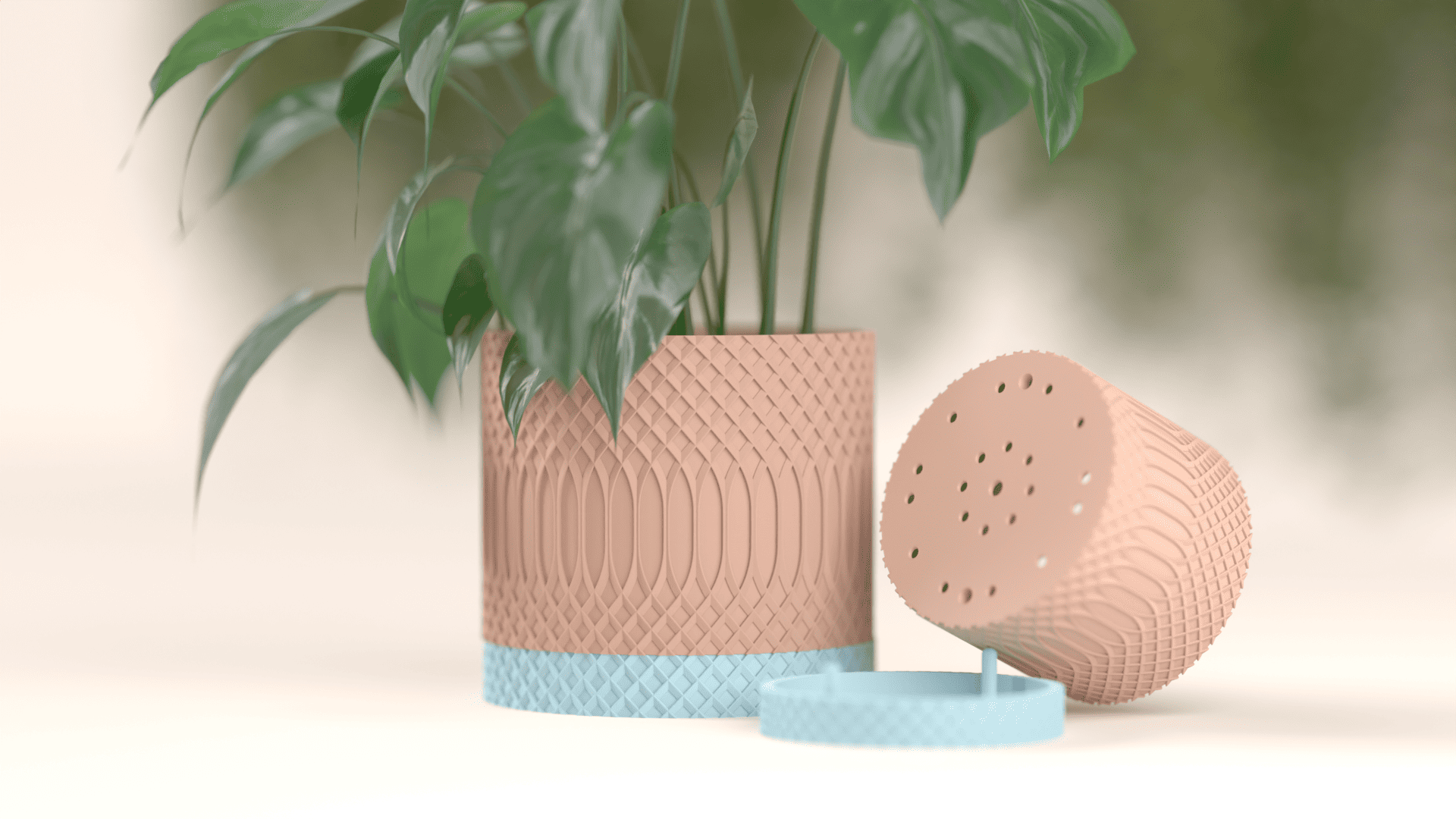 Two Parter Pattern Planter