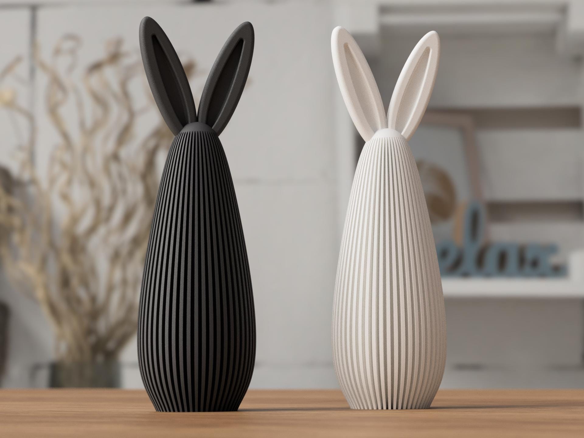 Modern Easter Bunny Decoration