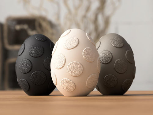 Fuzzy Easter Egg - Single Colour