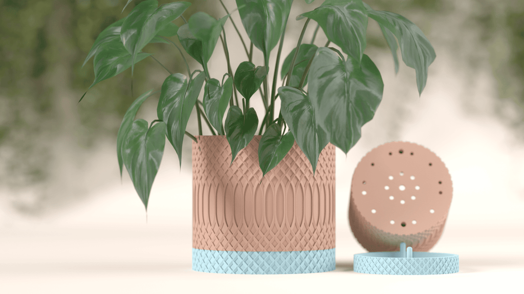 Two Parter Pattern Planter