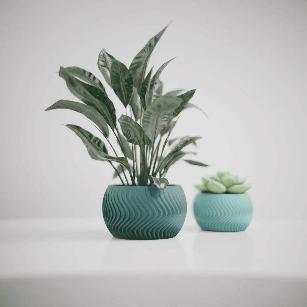 Wave Sphere Planter