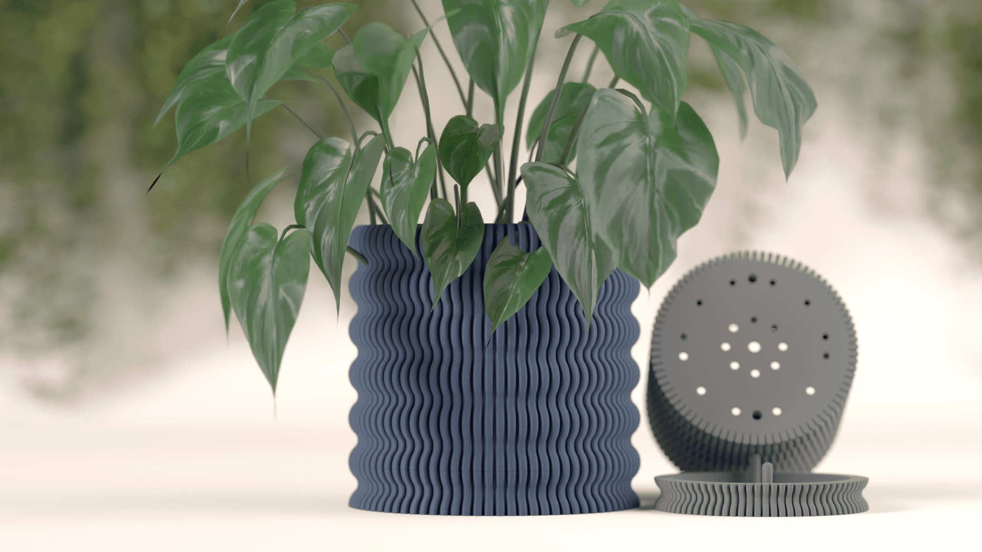Ribbed Planter Wobble
