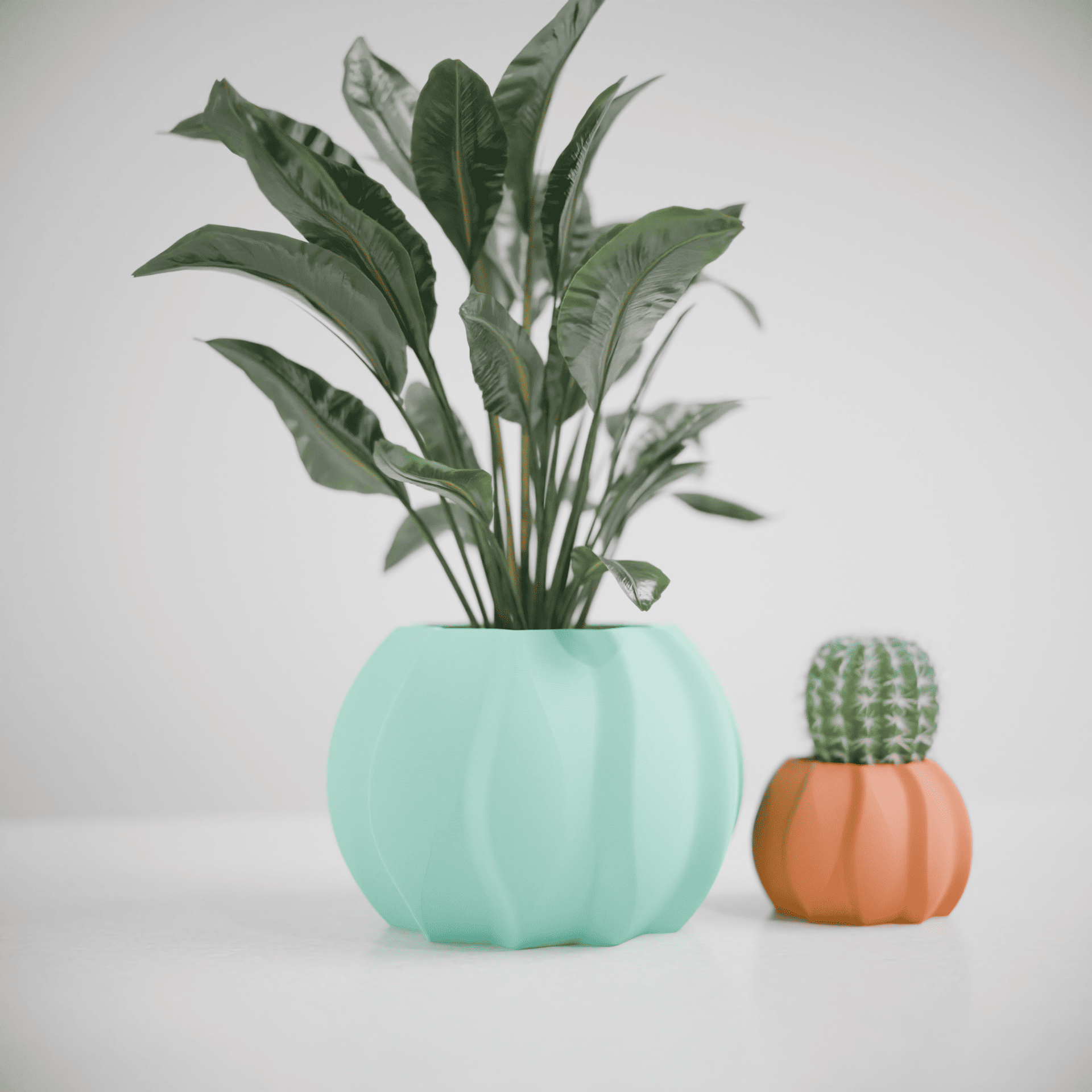 Modern Wave Planter