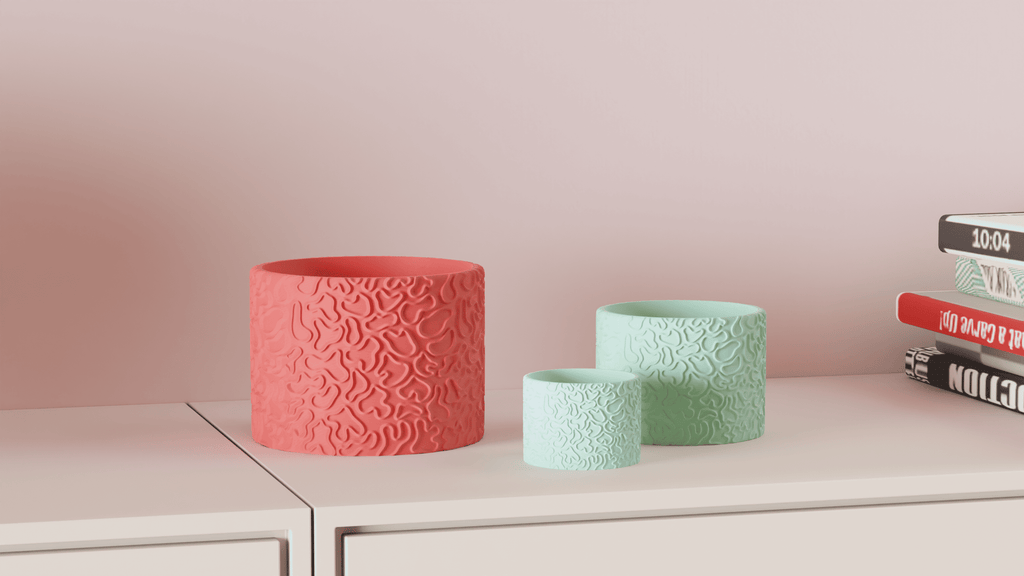 Coral Pattern Planters