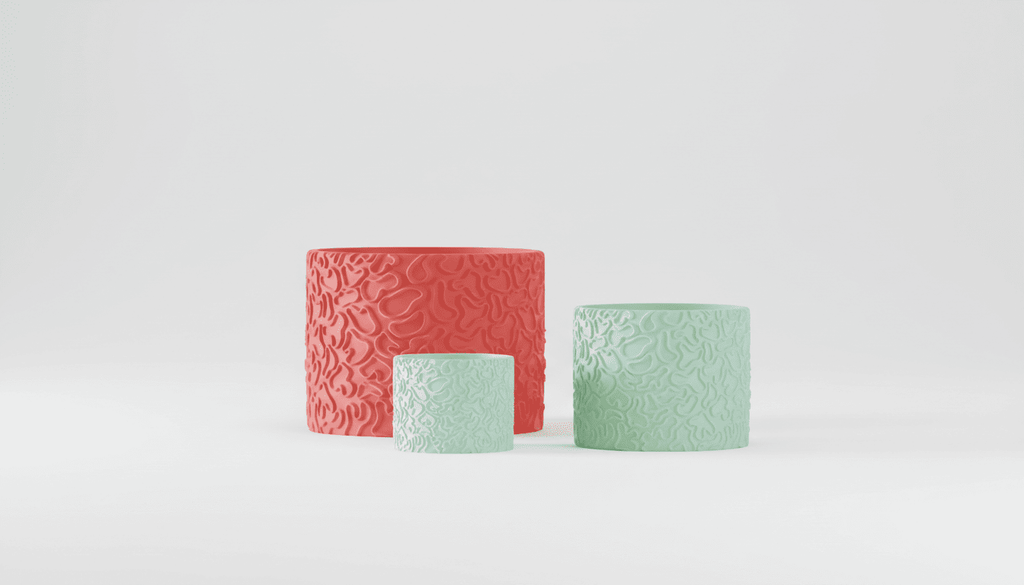 Coral Pattern Planters