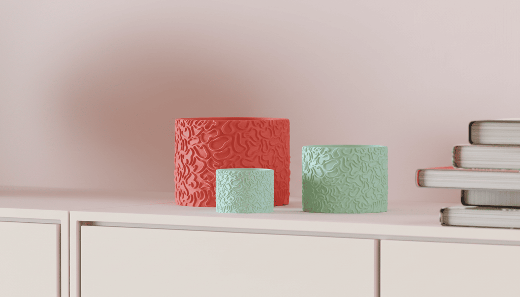 Coral Pattern Planters