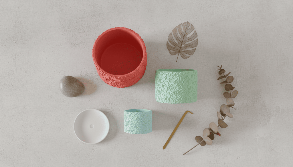 Coral Pattern Planters