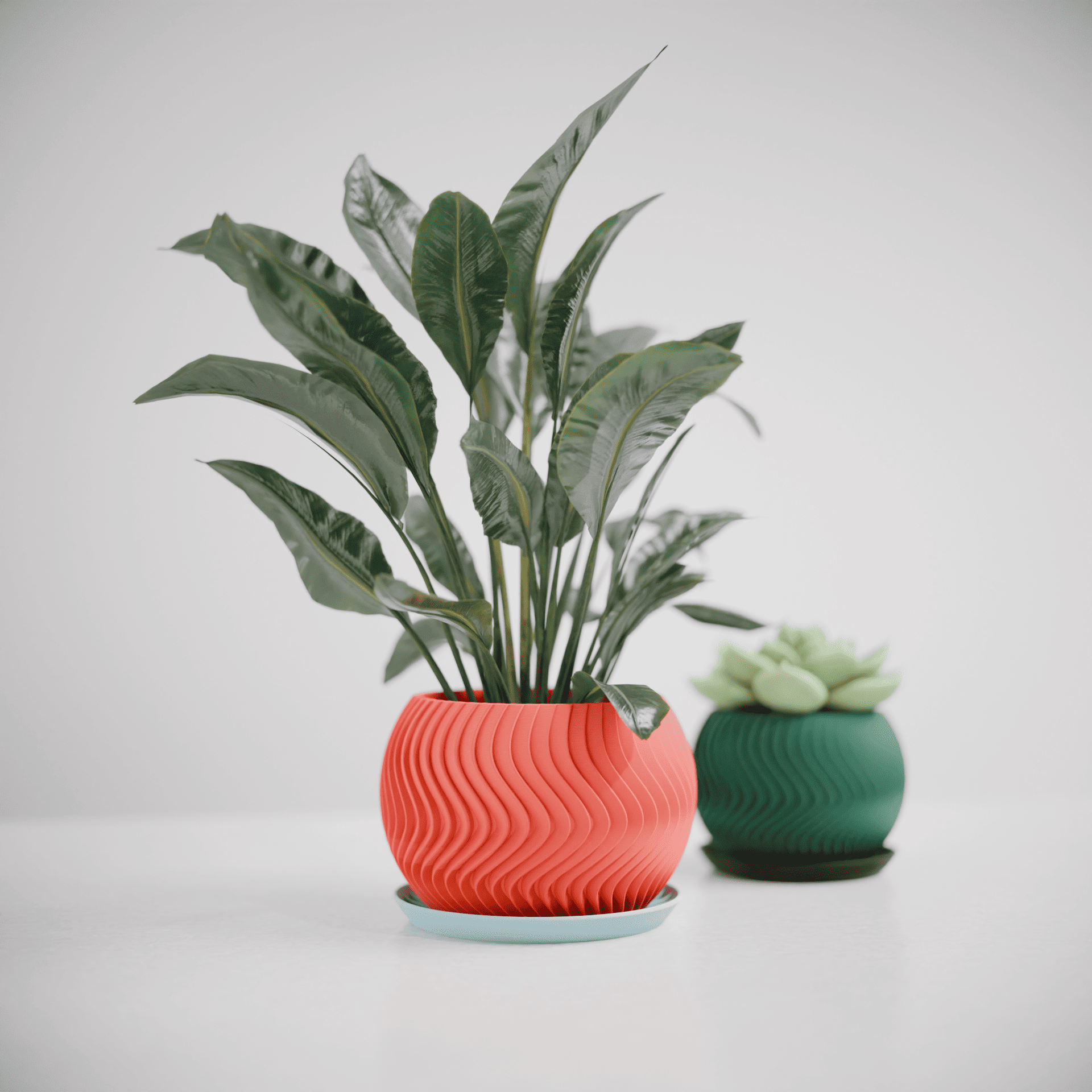 Wavy Sphere Planter