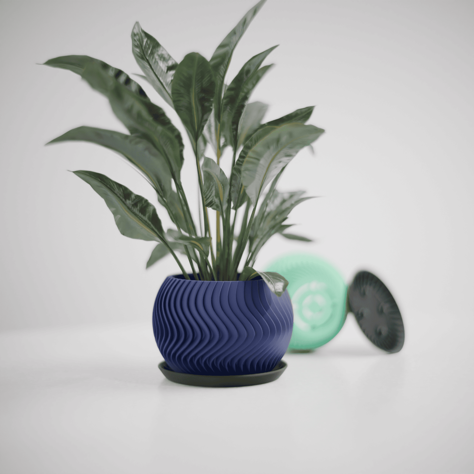 Wavy Sphere Planter