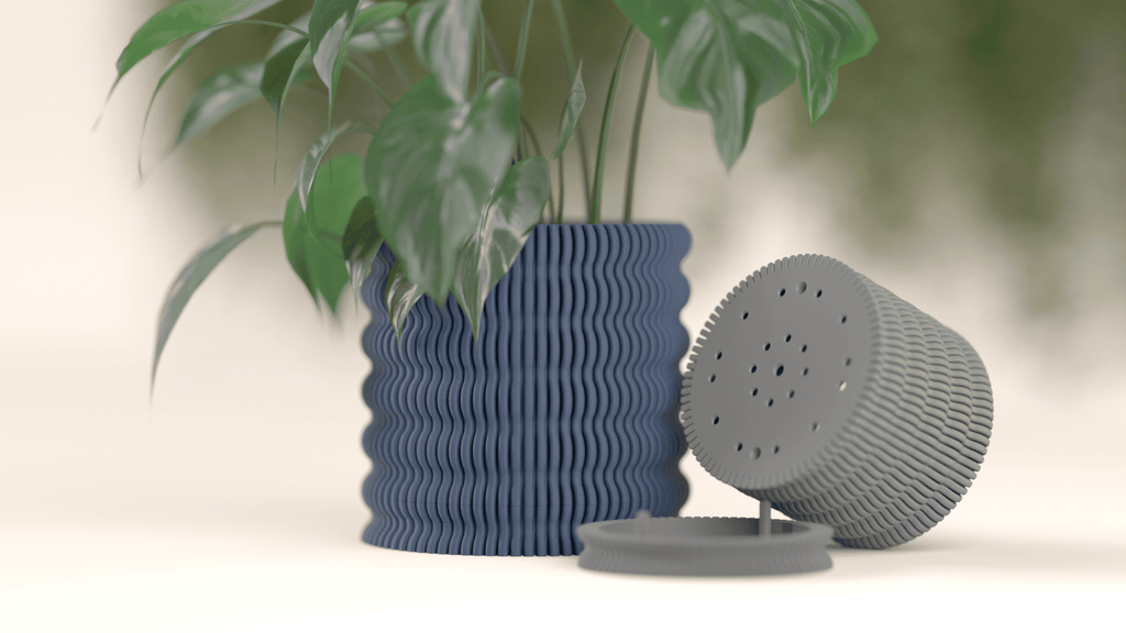 Ribbed Planter Wobble