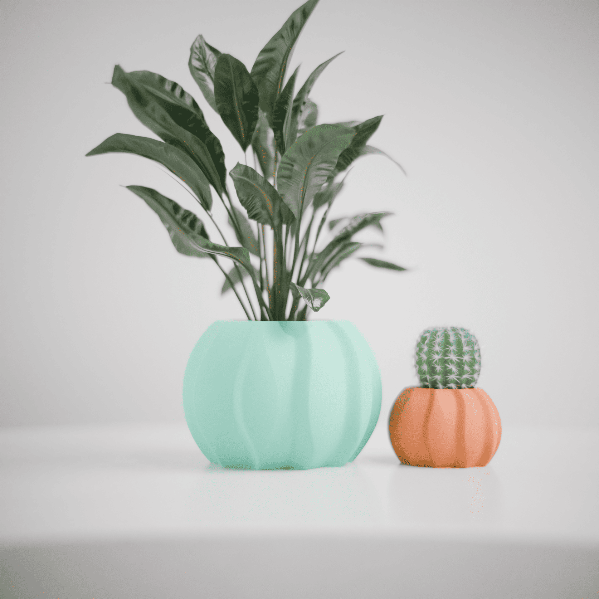 Modern Wave Planter