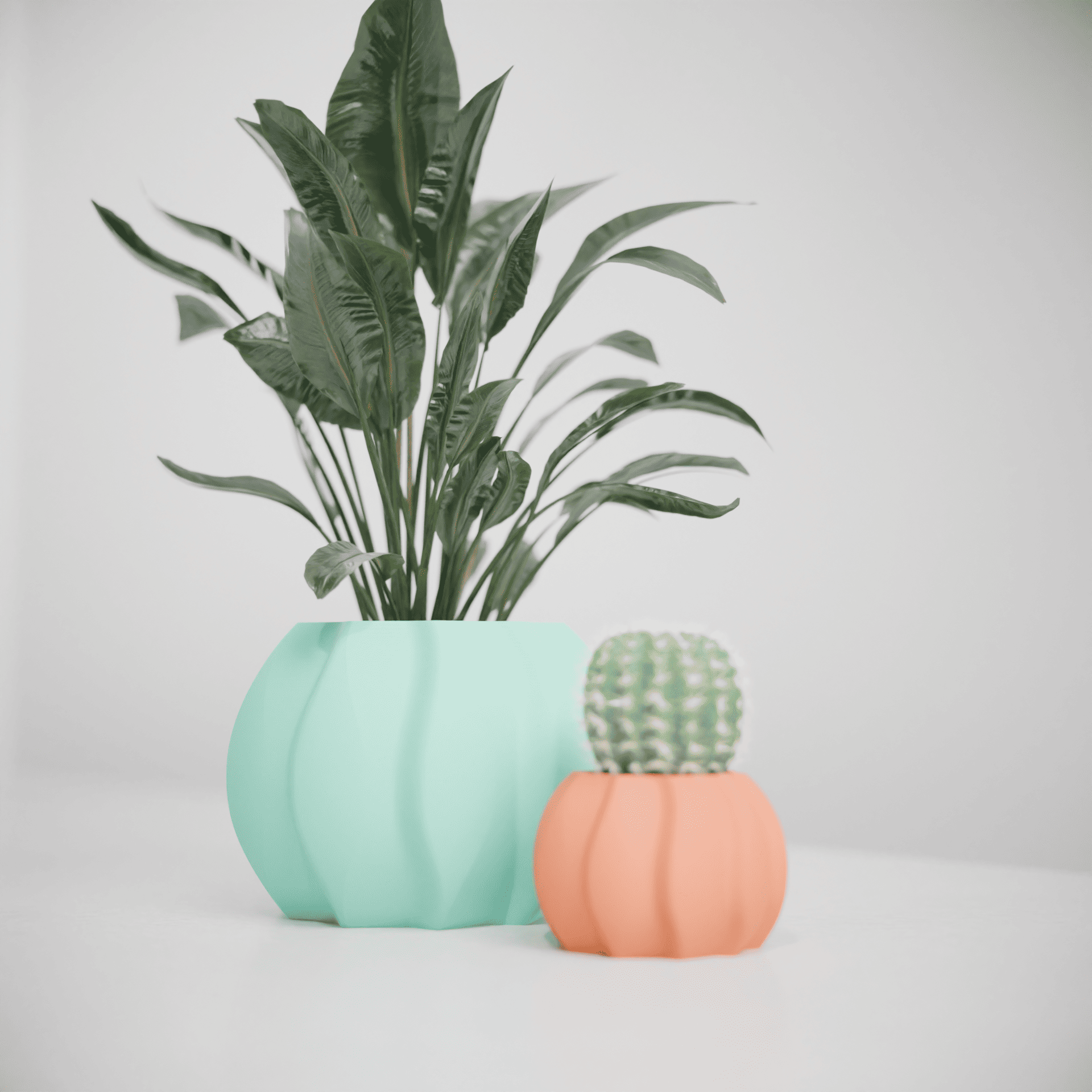 Modern Wave Planter