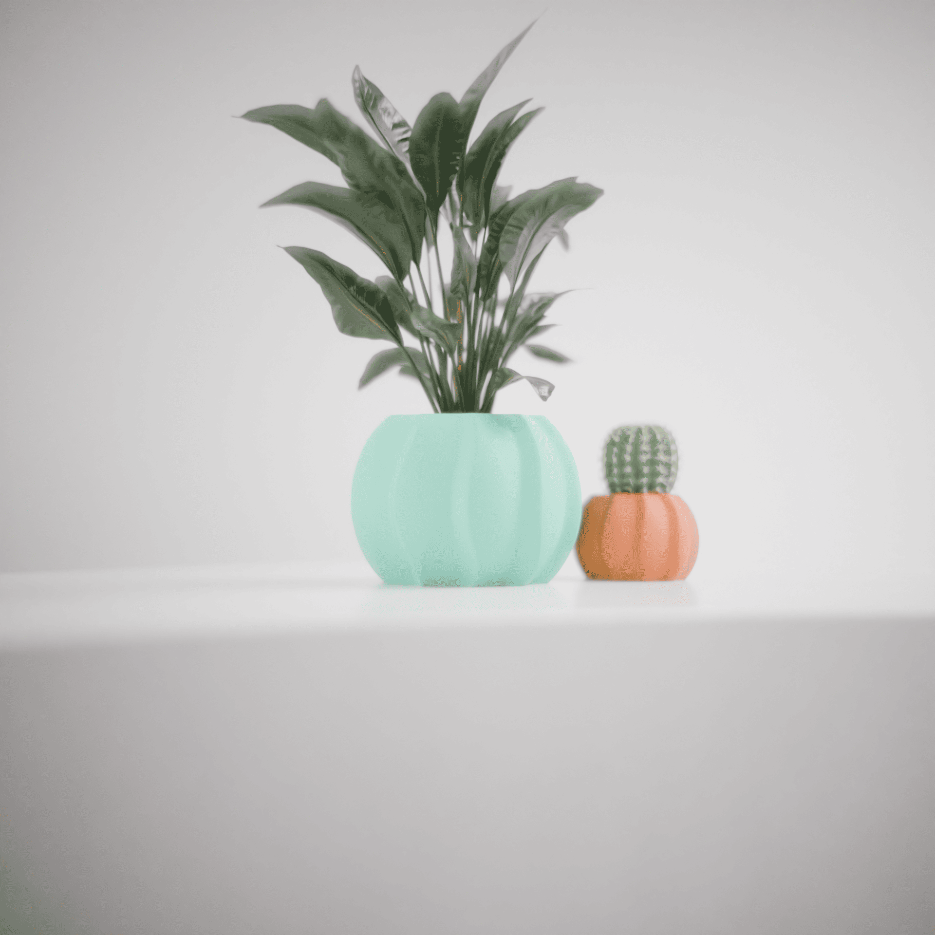 Modern Wave Planter